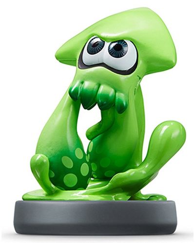 Nintendo Amiibo фигура - Green Squid [Splatoon] - 1